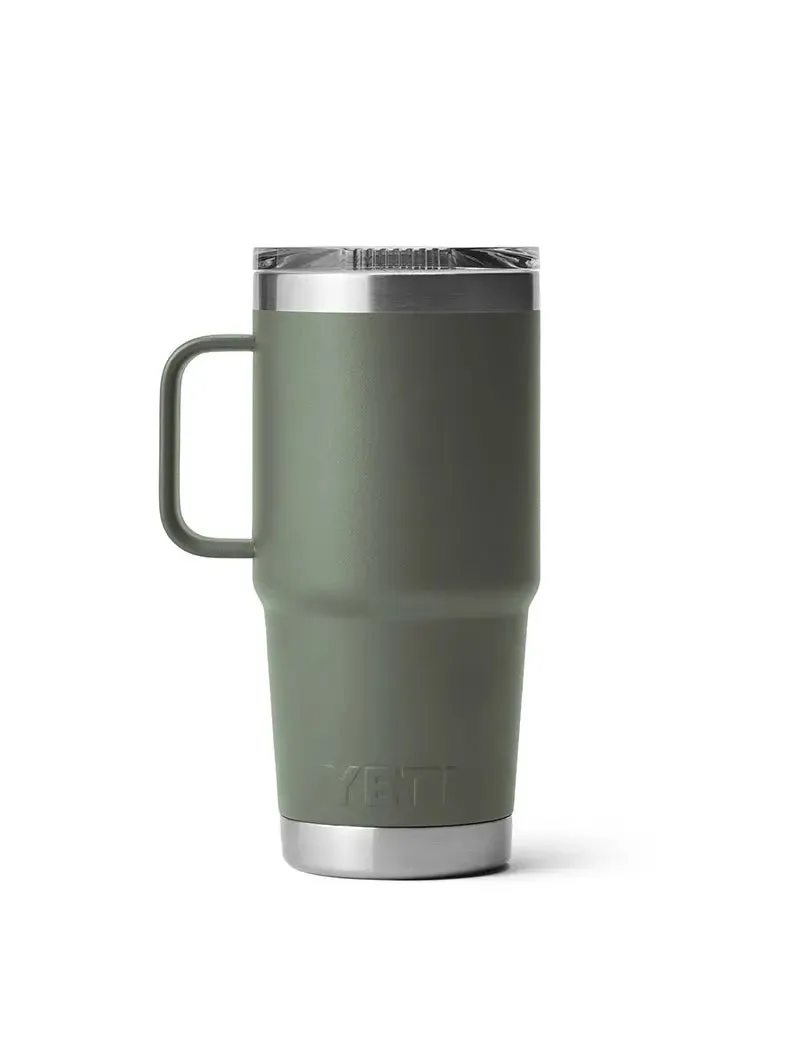 Yeti Rambler 20oz Travel Mug Camp Green