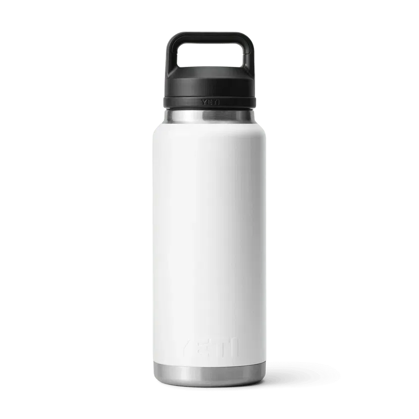 YETI Rambler 36 OZ  1 L  Bottle With Chug Cap - White